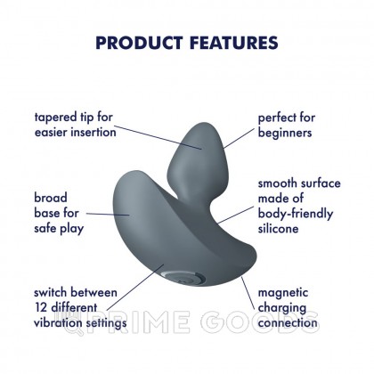 Анальный виброплаг Satisfyer Booty Absolute beginners 1 от sex shop primegoods фото 5
