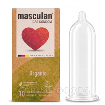 Презервативы masculan  ORGANIC № 10 утонченные, 18,5 см, 5.3 см, 10 шт. от sex shop primegoods