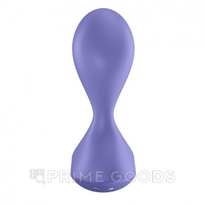 Анальная вибропробка Satisfyer Sweet Seal Connect App лиловая от sex shop primegoods фото 5