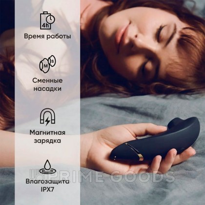 Бесконтактный клиторальный стимулятор Womanizer Premium 2 черный от sex shop primegoods фото 13