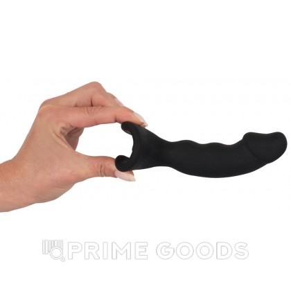 Black Velvets Анальная вибровтулка черная от sex shop primegoods фото 8