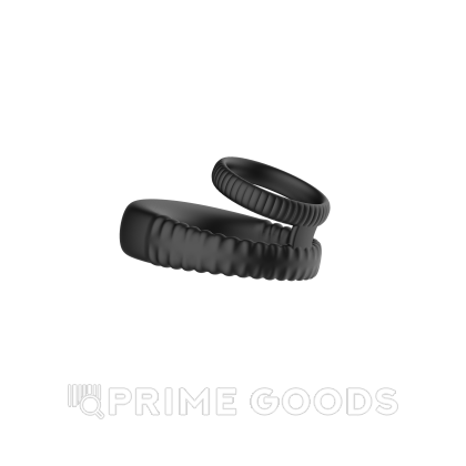 Двойное эрекционное кольцо с вибрацией от sex shop primegoods фото 11