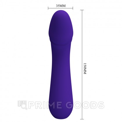 Вибратор Cetus Super Soft (15 см) синий от sex shop primegoods фото 9