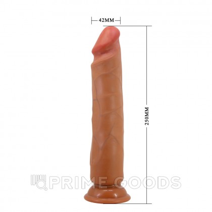 Реалистичный фаллоимитатор Alcmene, 25 см, коричневый от sex shop primegoods фото 4