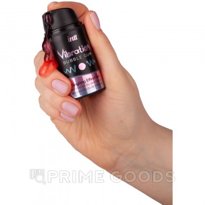 Жидкий интимный гель с эффектом вибрации Bubble Gum, 15 мл от sex shop primegoods фото 6