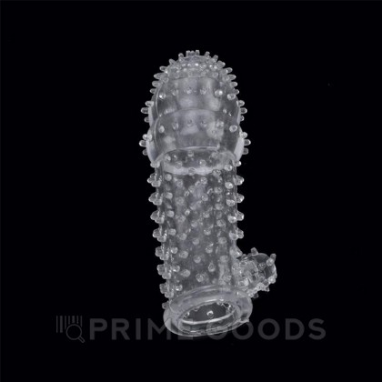 Насадка - удлинитель пениса прозрачная от sex shop primegoods фото 5