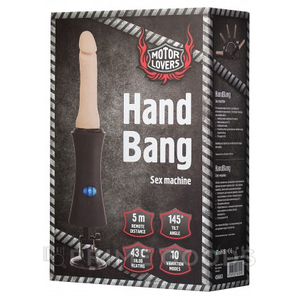 Секс-машина HandBang MotorLovers черная 41,5 см от sex shop primegoods фото 6