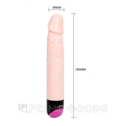 Вибратор-реалистик 19 см (вибрация с ротацией) от sex shop primegoods фото 4