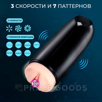 Автоматический мастурбатор Juicy Lamour ZONA CUP с функцией вибрации и всасывания от sex shop primegoods фото 8
