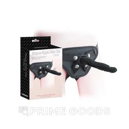 Страпон силиконовый (вибратор - 17 см.) от sex shop primegoods фото 2