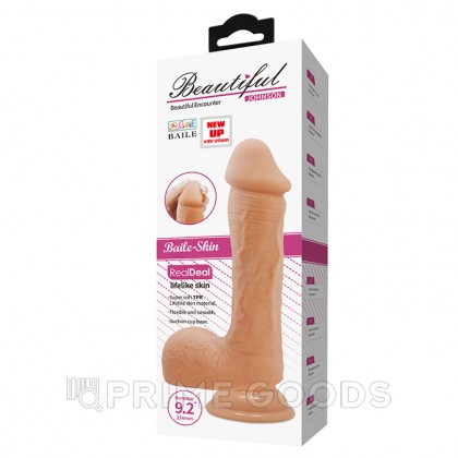 Вибратор-реалистик на присоске (23,5×5 см) от sex shop primegoods фото 9