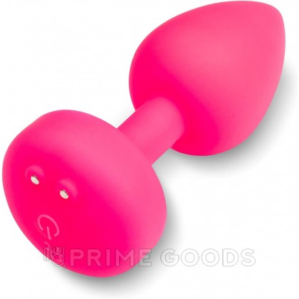 Gvibe Gplug Small - Инновационная маленькая дизайнерская пробка с вибрацией, 8х2.8 см (розовая) от sex shop primegoods фото 6
