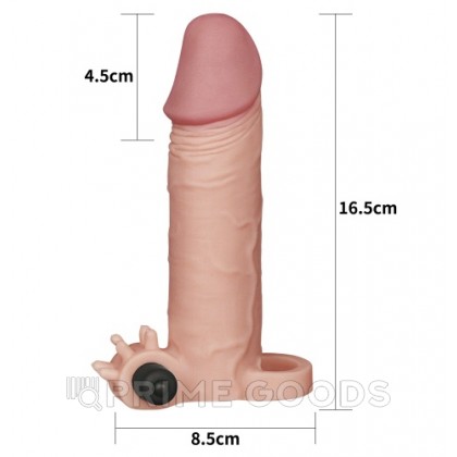 Увеличитель пениса с вибрацией (17,5*4,3) от sex shop primegoods фото 3