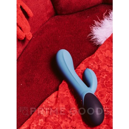 Нагреваемый вибратор с клиторальным отростком Perseus, цвет морская волна (INFINITE collection) от sex shop primegoods фото 2