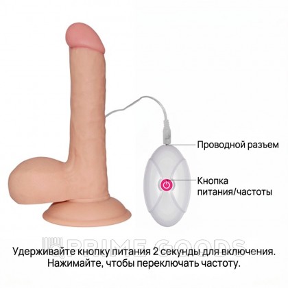 Вибратор Ultra Soft Dude  (22*4,5) от sex shop primegoods фото 6