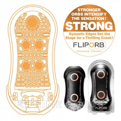 TENGA Стимулятор Flip ORB Strong оранжевый от sex shop primegoods фото 5