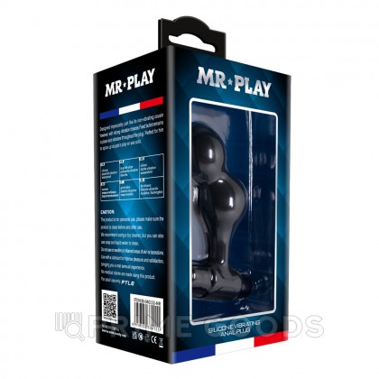 Анальный плаг с вибропулей Mr.Play от sex shop primegoods фото 8