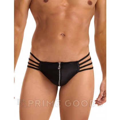 Мужские трусики с молнией Zipper Black (XL) от sex shop primegoods фото 6