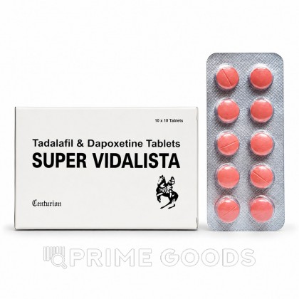 Препарат для усиления эрекции и продления полового акта Super Vidalista 80 mg (10 шт.)  от sex shop primegoods