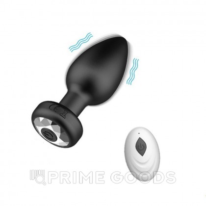 Анальная вибропробка с пультом ДУ от sex shop primegoods фото 4