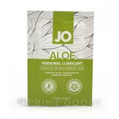 Гель на водной основе с алоэ и гиалуроновой кислотой JO ALOE, 5 мл от sex shop primegoods