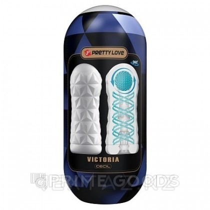 Компактный мастурбатор с внутренним стимулятором Victoria cecil от sex shop primegoods фото 3