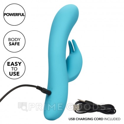 Кролик-вибратор Calexotics Bunny G голубой от sex shop primegoods фото 8