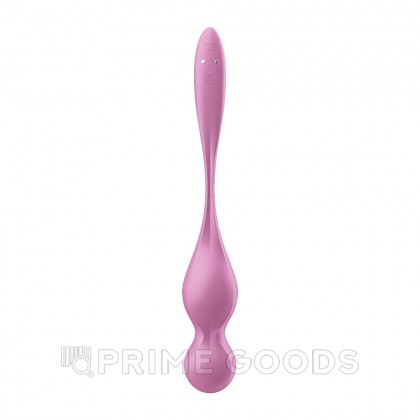 Тренажер для интимных мышц с вибрацией Satisfyer Love Birds 1 розовый (Connect App) от sex shop primegoods фото 2