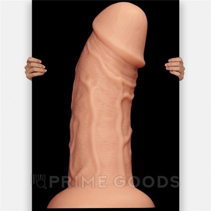 Фаллоимитатор на присоске Realistic Curved Dildo (24 см) от sex shop primegoods фото 16