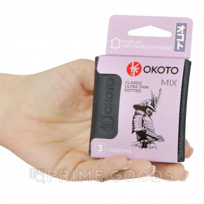 Презервативы OKOTO MIX №3, классические, точечные и тонкие, в кейсе от sex shop primegoods фото 2