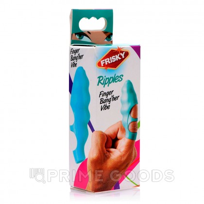 Вибрирующая насадка на палец Finger Bang-her, 8.8 см от sex shop primegoods фото 3