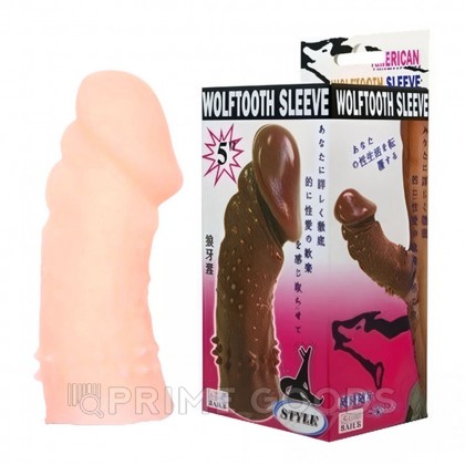 Насадка на пенис светлая (13×4 см) от sex shop primegoods