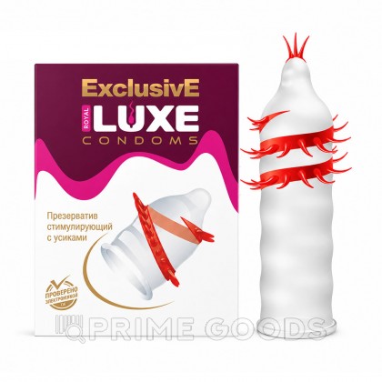 Презерватив Luxe EXCLUSIVE Чертов хвост (спираль/усы) 1 шт. от sex shop primegoods
