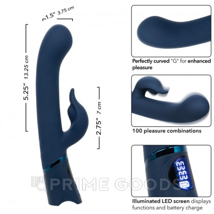 Вибратор-кролик Calexotics Orgasmatron Digital G-Teaser синий от sex shop primegoods фото 6