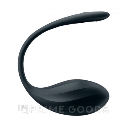 Виброяйцо Satisfyer Ribbed Petal черный (Connect App) от sex shop primegoods