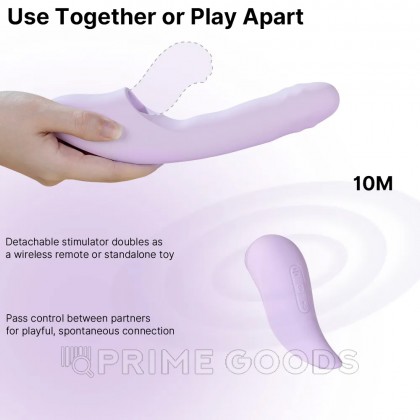 Вибромассажер со съёмным клиторальным пульсатором DuoGlow Svakom от sex shop primegoods фото 7