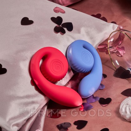Двойной стимулятор точки G SVibe Snail GIZI Lite dragonfruit, розовый от sex shop primegoods фото 11