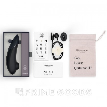 Бесконтактный клиторальный стимулятор Womanizer Next черный от sex shop primegoods фото 12