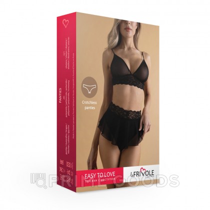 Игривые трусики с доступом и короткой юбочкой Easy to love, L/XL, 46-48 от sex shop primegoods фото 6
