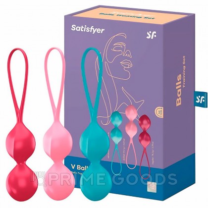 Вагинальные шарики Satisfyer V Balls (набор из 3шт.) от sex shop primegoods фото 3