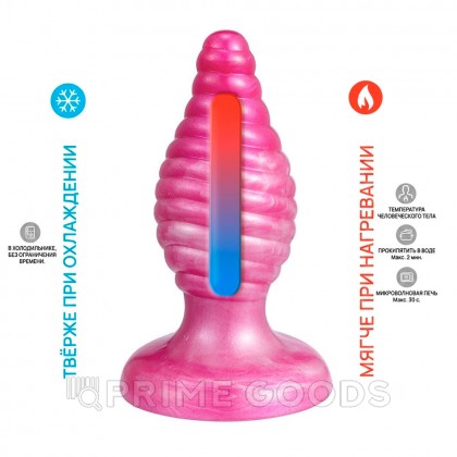 Анальная пробка Fantasy Cherry от Silexd, розовая от sex shop primegoods фото 5