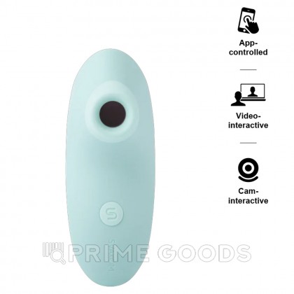 Интерактивный клиторальный стимулятор Pulse Lite Neo морская пена синего цвета  от SVAKOM от sex shop primegoods фото 2