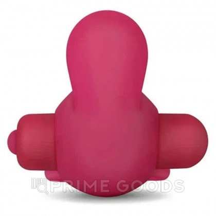 Эрекционное виброкольцо Power DUO clit cockring (розовый) от sex shop primegoods фото 6