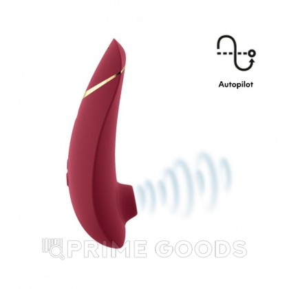 Бесконтактный клиторальный стимулятор Womanizer Premium 2 бордовый от sex shop primegoods фото 10