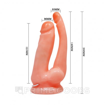 Вибратор анально-вагинальный на присоске от sex shop primegoods фото 2