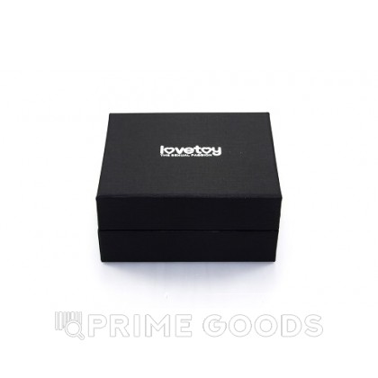 Золотая пробка с красным кристаллом в форме сердца от sex shop primegoods фото 2