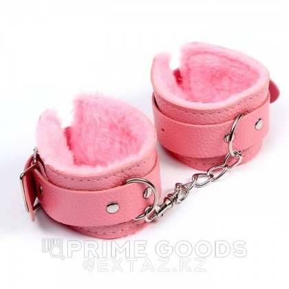 Аксессуар для карнавала- розовые наручники от sex shop primegoods