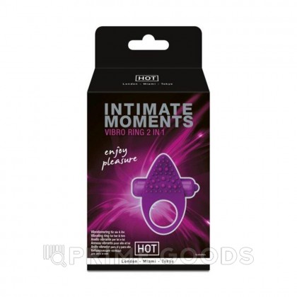 Стимулирующее виброкольцо 2 в 1 Intimate Moments от HOT от sex shop primegoods