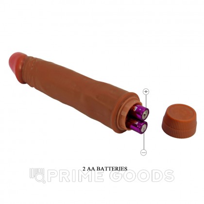 Реалистичный вибратор Dwarf мультискоростной, 21 см от sex shop primegoods фото 5
