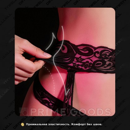 Чулки с подвязками Drywell (S-M) от sex shop primegoods фото 12